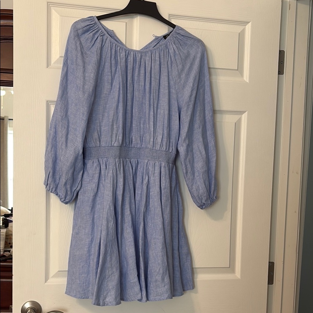 J. Crew Blue Midi Dress